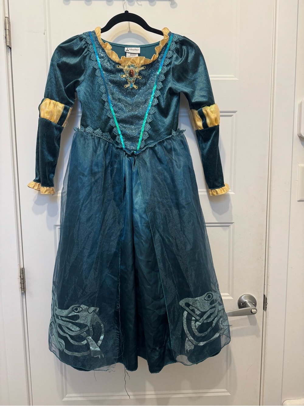 Official Disney Park Merida Brave Princess Costume Dress - Youth Medium (Size 7